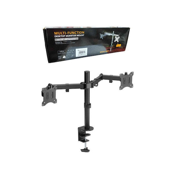 Z022 Halterung Auf dem Schreibtisch für 2 Monitore bis 30" mit Arm