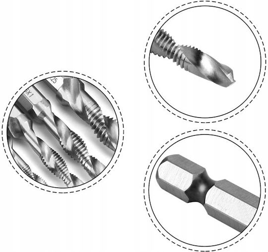 Verk Group Κωνικό Τρυπάνι HSS για Μέταλλο 0-1mm