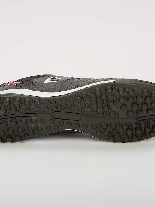 Admiral Football Shoes with Molded Cleats Black