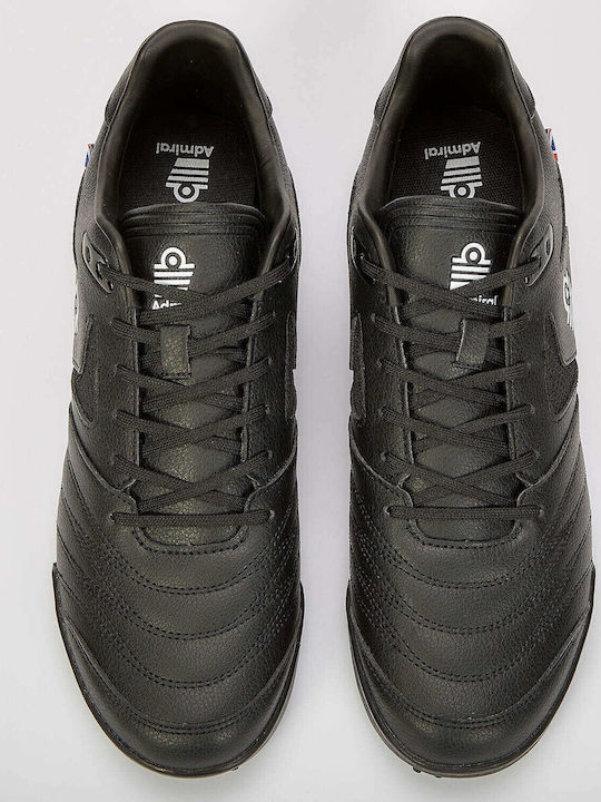 Admiral Football Shoes with Molded Cleats Black