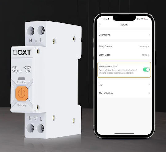Oxt Intelligent Controller Ρελέ Ράγας 63A