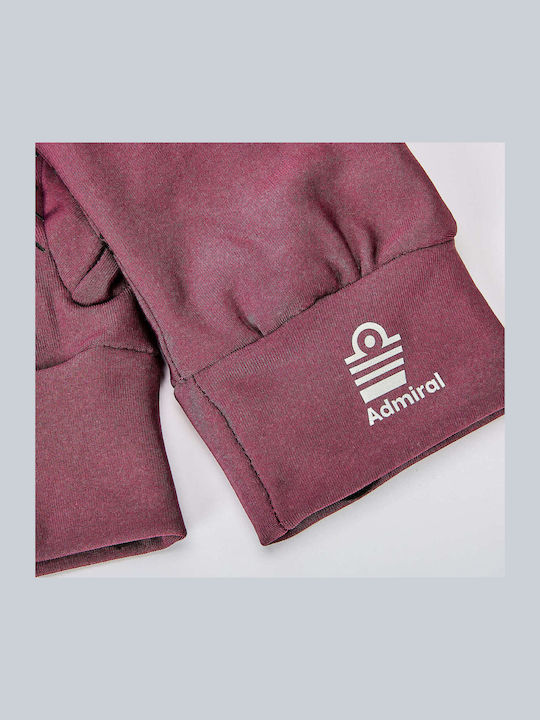 Unisex Fleece Touch Gloves Burgundy