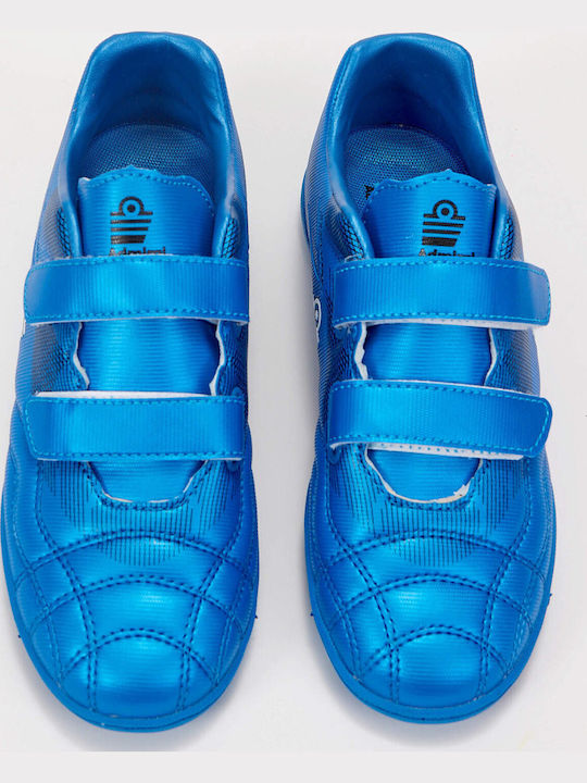 Kids Soccer Cleats with Turf Blue