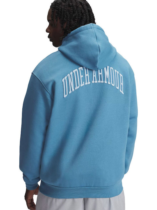 Under Armour Graphic Φούτερ Μπλε με Κουκούλα