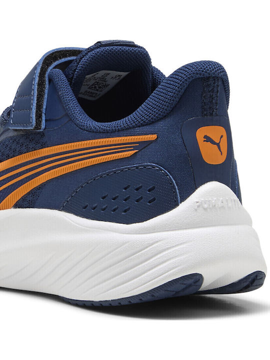 Pounce Lite Kids Sneakers With Hoop & Loop Closure Navy Blue