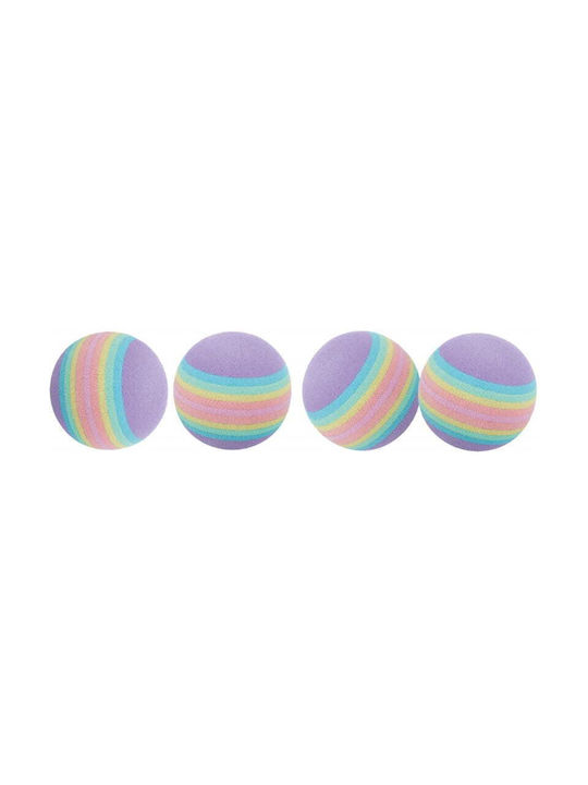 Trixie Set of Rainbow Ballspielzeug Hund 4εκ. 4Stück 4097