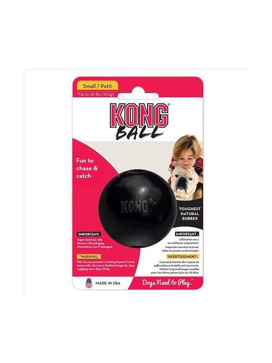Kong Extreme Ball Toy Dog Chewing made of Rubber Small 6.5εκ. Black 1pcs