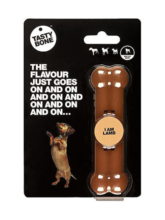 Tasty Bone Lamb Nylon Bone Toy Dog Small Brown 1pcs