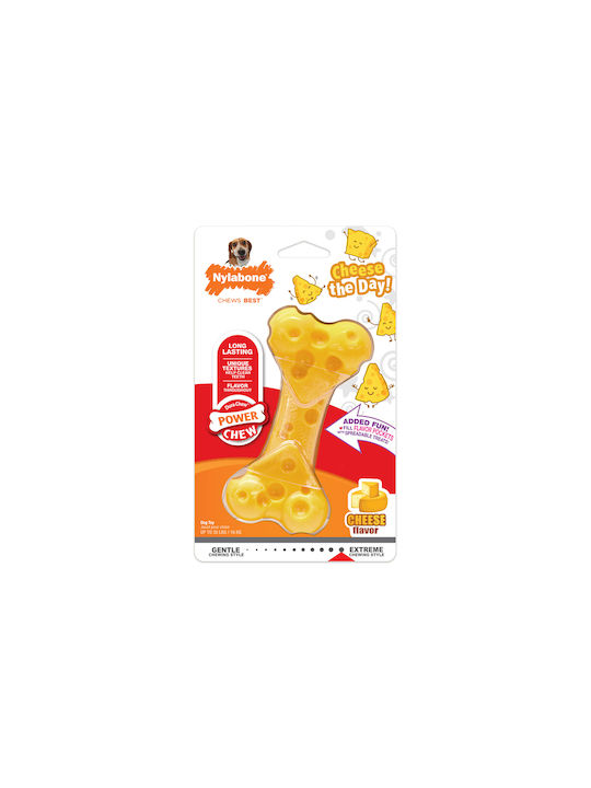 Nylabone Dura Cheese Παιχνίδι Κόκκαλο Σκύλου Μασητικό με Γεύση Τυρί Medium 1τμχ