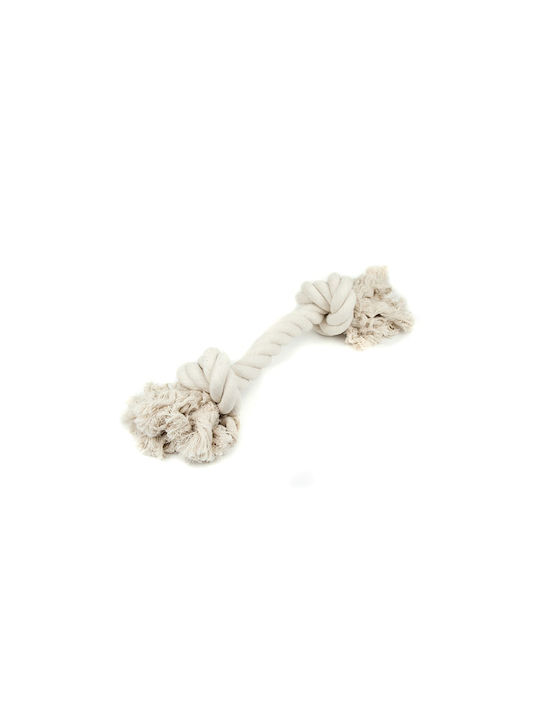 Pawise 2 KNOTS Σχοινί Παιχνίδι Σκύλου 12.7εκ. Μπεζ 1τμχ