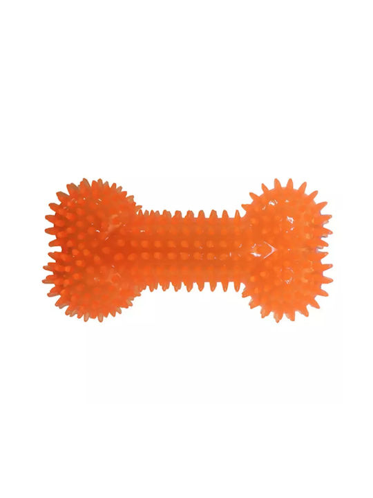 Pet Interest Bone Toy Dog made of Rubber with Sound Green 1pcs