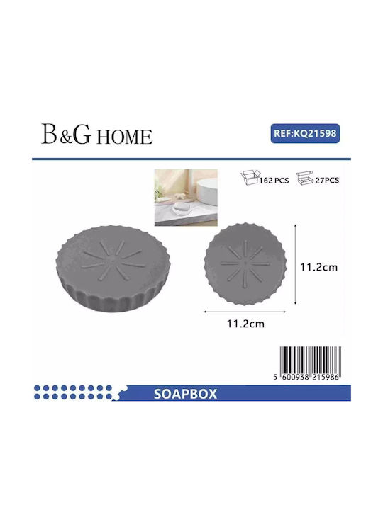 502110 Soap Dish Plastic Gray