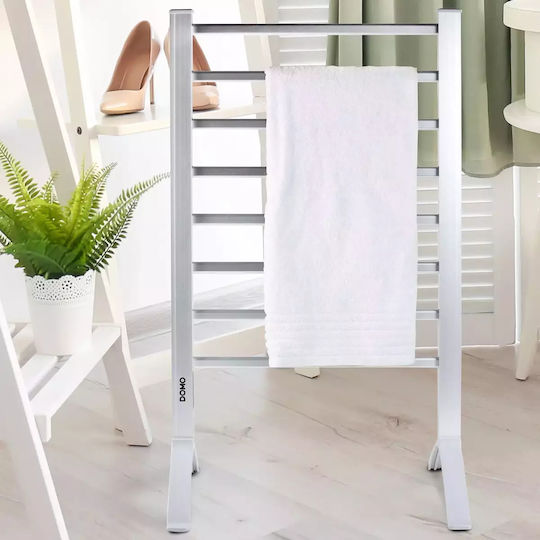 Domo Πτυσσόμενη Θερμαινόμενη Απλώστρα Δαπέδου Ανοξείδωτη 150W 52.5x52.5cm