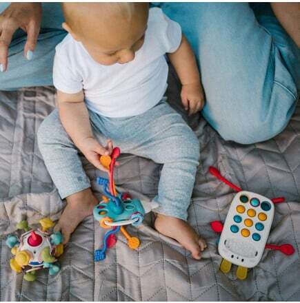 Babyono Βρεφικό Παιχνίδι Bottle από Σιλικόνη