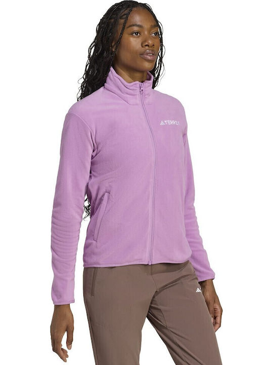 Women's Sweatshirt Jacket Pink