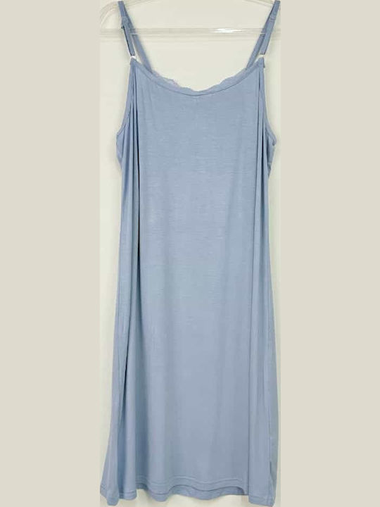 Sorrisino Summer Women's Nightdress Light Blue