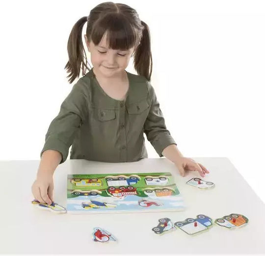 Ξύλινο Παιδικό Puzzle Σφηνώματα Melissa & Doug