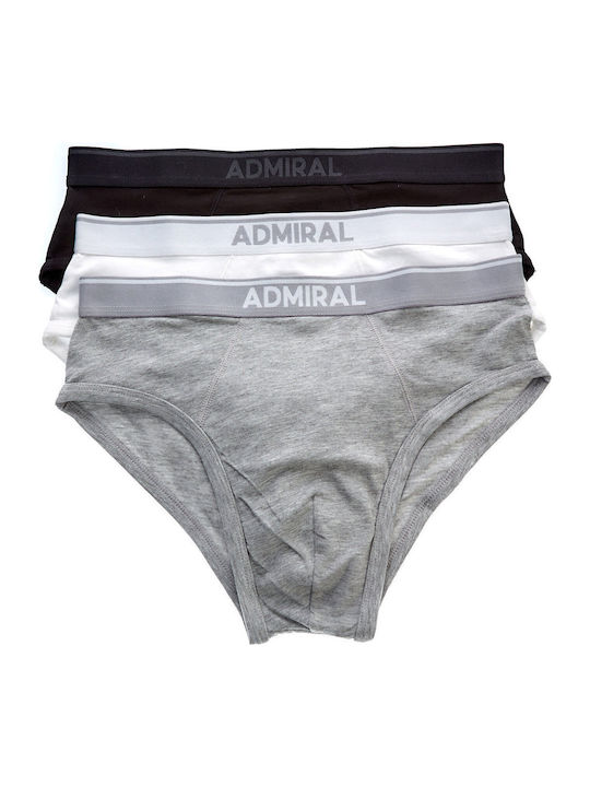 Admiral Παιδικό Σετ με Βρακάκια Πολύχρωμα 3τμχ