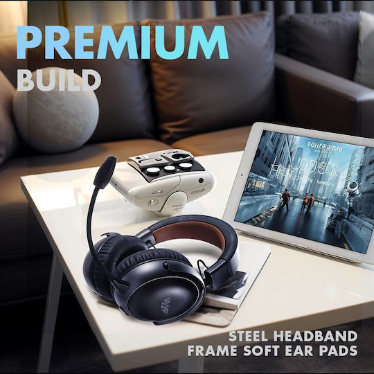 Armaggeddon Orion 7 Sierra Wireless Over Ear Gaming Headset with Connection Bluetooth