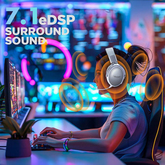 Armaggeddon Orion 7 Sierra Wireless Over Ear Gaming Headset with Connection Bluetooth