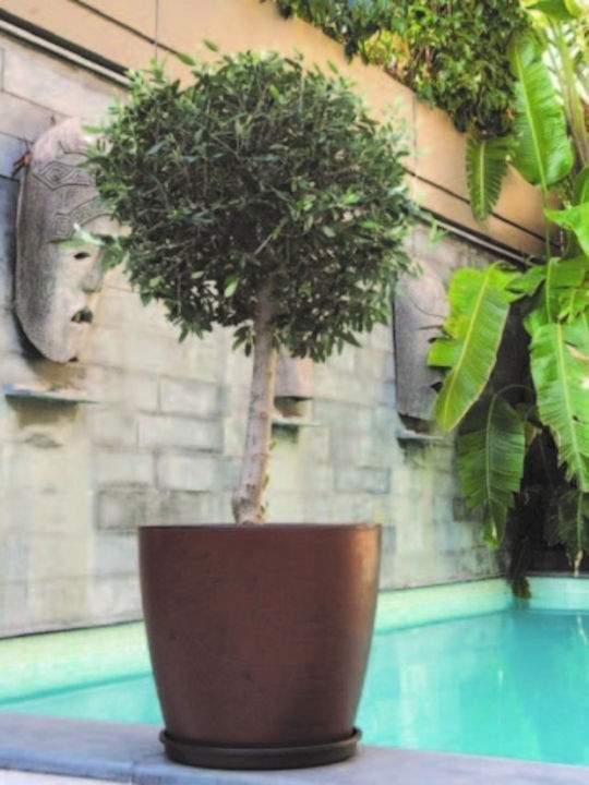 Plant Pots Linea Natura 13lt-d30x25h Cm-smoke