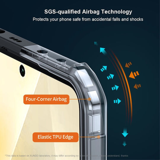 Xundd Ultimate Shockproof Back Cover Μαύρο (Redmi Note 13 4G)