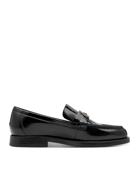 Patent Leather Women's Loafers in Black Color