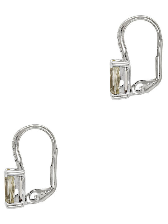 Diamond Group Ohrringe aus White Gold mit Diamant Diamond Group Ohrringe aus White Gold mit Diamant