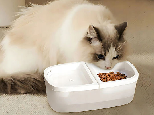 Verk Group Automatic Waterer / Fountain for Dog & Cat 2x 2.5lt 30.5cm in White Color