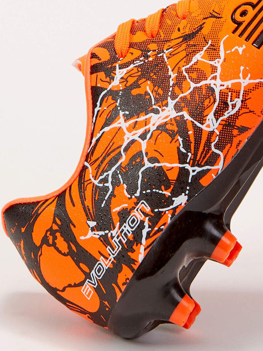 Kids Soccer Cleats And Shoes Molded Orange