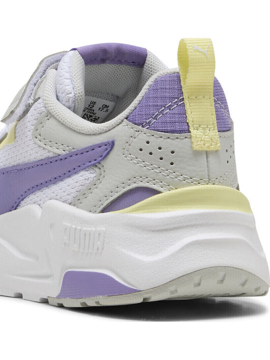 Trinity Lite Ac Ps Παιδικά Sneakers με Σκρατς Λευκά