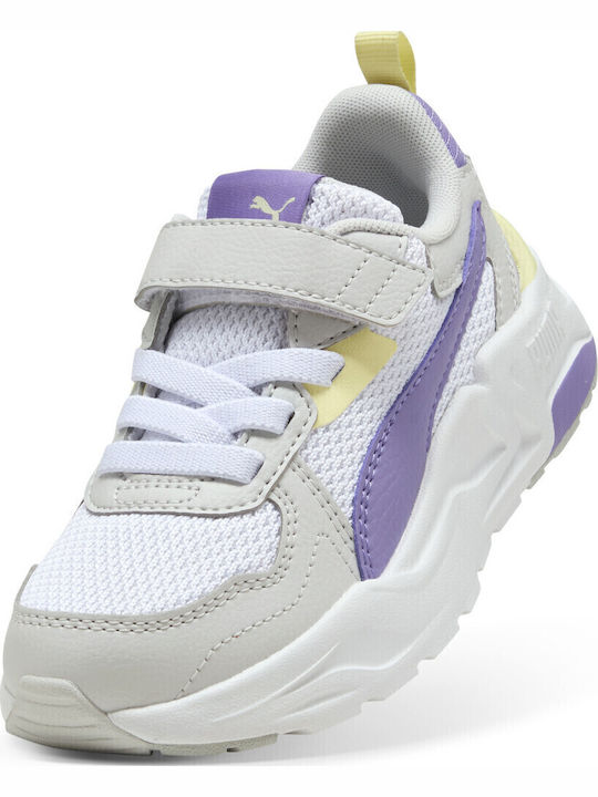 Trinity Lite Ac Ps Παιδικά Sneakers με Σκρατς Λευκά