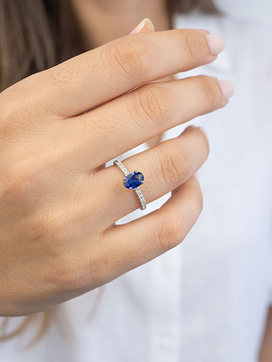 Diamond Group Single Stone with Diamond