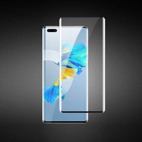 Mocolo Full Face Tempered Glass Μαύρο (Huawei Mate 40 Pro)