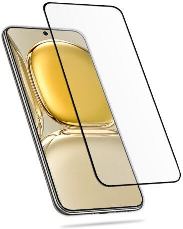 Mocolo Vollkleber Vollflächig gehärtetes Glas Schwarz (Huawei P50)