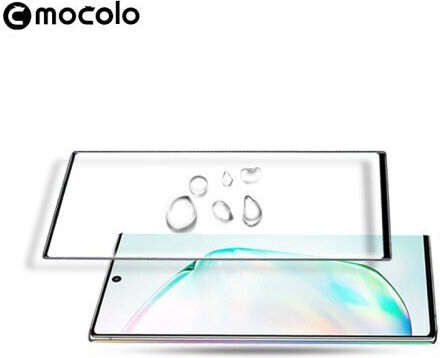 Fingerprint Unlock Full Face Tempered Glass Μαύρο (Galaxy Note 10+)