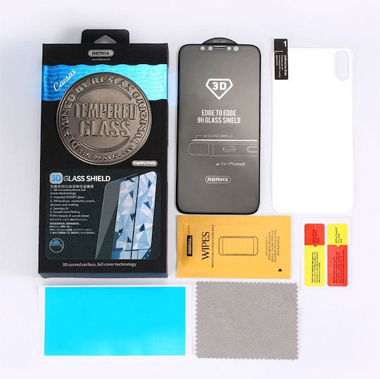 Remax Caesar 3D Full Screen Front & Back White (iPhone X / XS)