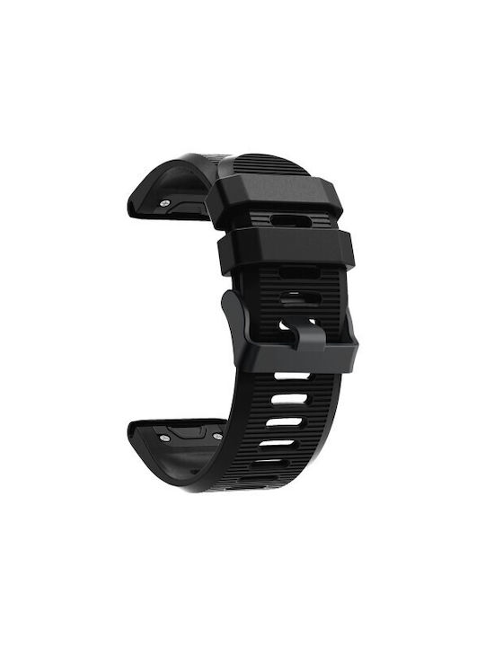 Curea Silicon Negru (Fenix 3 / 5X / 5X Plus / 6X / 6X Pro / 7X / 7X Pro / 8 (51mm))