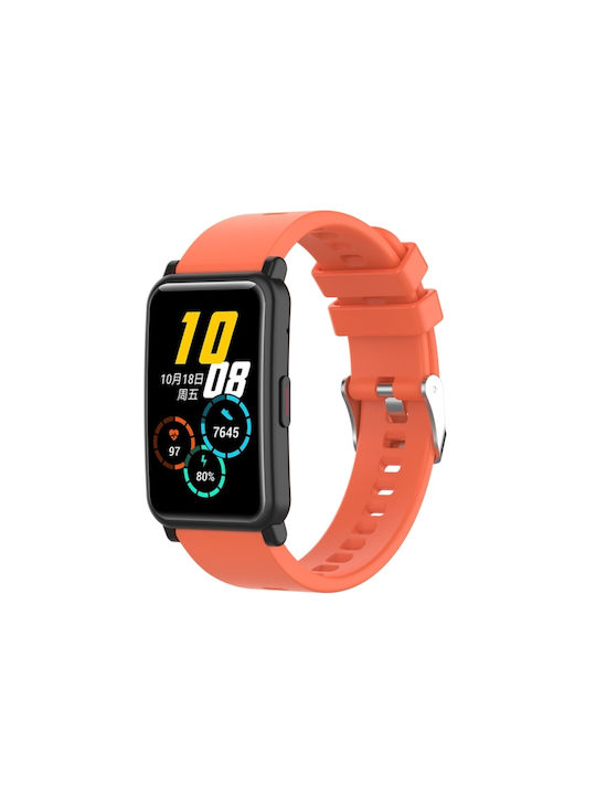 Каишка Силикон Оранжев (Галакси Уотч 3 41 ммForerunner 55/245/645 / Vivoactive 3/5/HR / Venu Sq 2Амазфит Бип) EDA001025301B