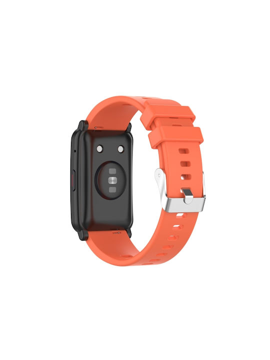 Каишка Силикон Оранжев (Галакси Уотч 3 41 ммForerunner 55/245/645 / Vivoactive 3/5/HR / Venu Sq 2Амазфит Бип) EDA001025301B
