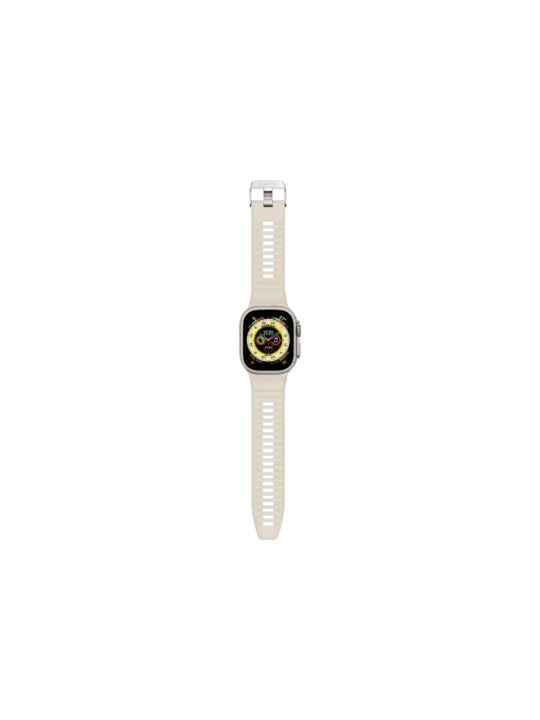 Decoded Curea Silicon Alb (Apple Watch 42/44/45/49 mm, Apple)