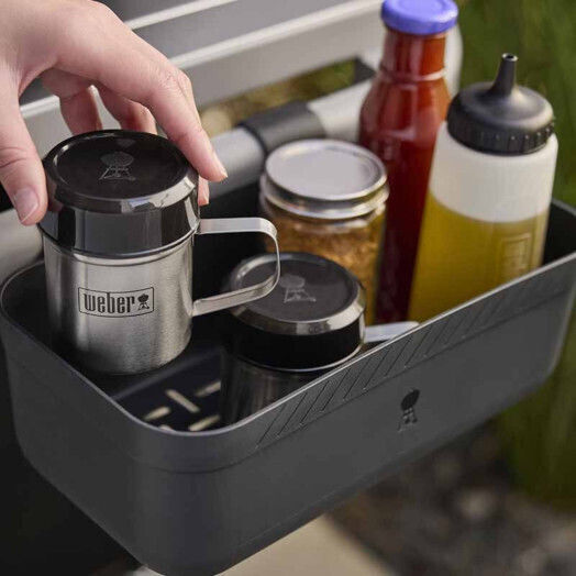 Weber Genesis Ε-415 Gasgrill Gusseisen Rost 86cmx46cmcm mit 4 cm 16.89kW und Seitenbrenner