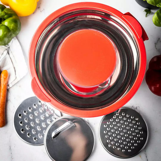 KING Hoff Stainless Steel Mixing Bowl Capacity 5lt with Diameter 24cm and Height 14cm.