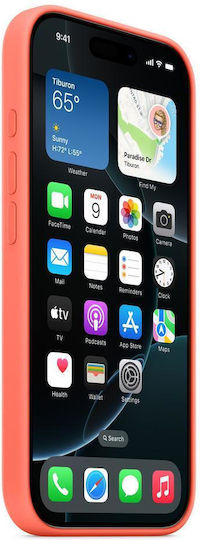 Apple Magsafe Back Cover Silicone Orange (iPhone 16 Pro)