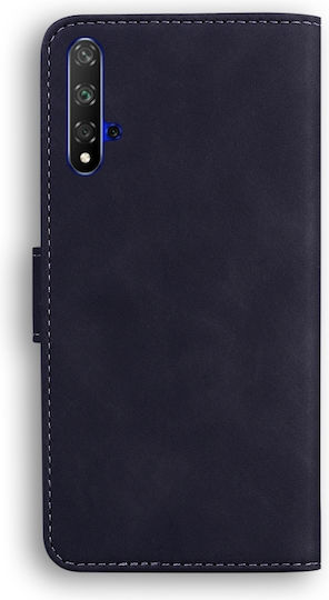 Wallet Δερματίνης Μαύρο (Huawei Nova 5T / Honor 20)