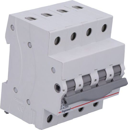 Legrand Τετραπολικός Διακόπτης Ράγας 400V 63A