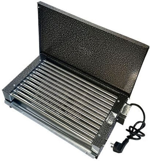 Rubino EC 1.6K Tischplatte Elektrogrill Grill 1600W mit Deckel 34cmx24cmcm