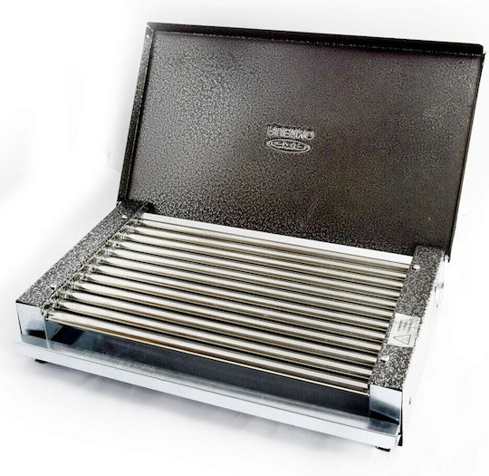 Rubino EC 1.6K Tischplatte Elektrogrill Grill 1600W mit Deckel 34cmx24cmcm