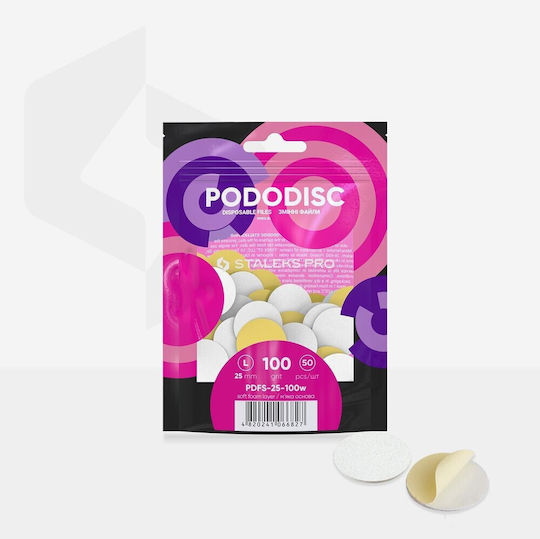 Staleks Σετ Φρέζα Τροχού Νυχιών Pododisc 50τμχ