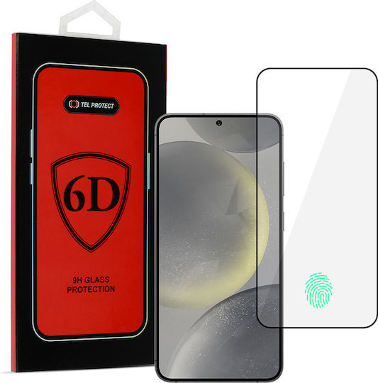 Γυαλί 5D Full Glue Full Face Tempered Glass Μαύρο (Galaxy S24)